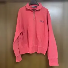 Polo by Ralph Lauren 赤 ハーフzip付きトレーナー S