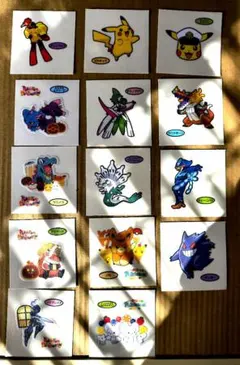 ポケモンパンシール14枚セット