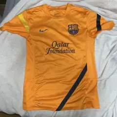 FCバルセロナ トレーニングシャツ M オレンジ NIKE ナイキ メッシ
