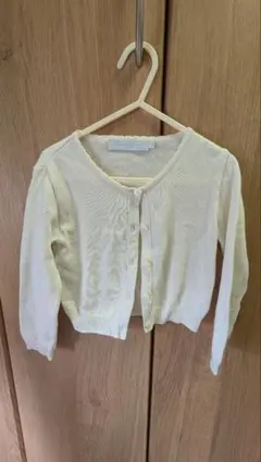 タルティーヌエショコラ カーディガン　白