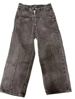 FILTH front zip baggy denim