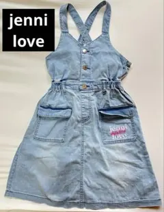 値下げしました！jenni love ワンピース　150cm ジーンズ生地　美品