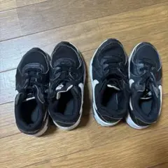 Nike 黒 スニーカー 使用感あり