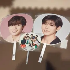 なにわ男子 長尾謙杜 うちわ×2 ミニうちわ×1　3点セット