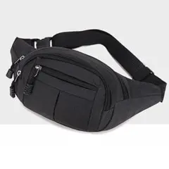 新品 ボディバッグ ショルダーバッグ ウエストポーチ 斜めがけ 黒 軽量 可愛い
