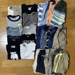 90-100 まとめ売り 上下 Tシャツ ハーフパンツ ショートパンツ