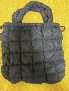 黒ナイロン トートバッグ