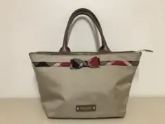 ブルーレーベル　リボン ナイロン レザー　トートバッグ 肩掛け