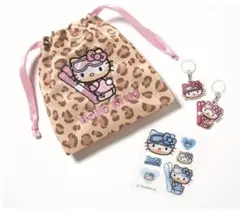 【新品】雪焼けキティ　ぷっくりシール　Sweet付録　シールのみ　スキー　スノボ