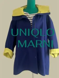希少サイズ ユニクロ マルニ ブロックテックハーフコート XXL