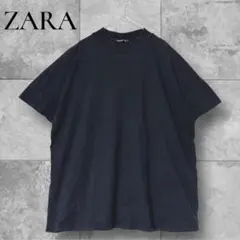 ZARA ザラ 半袖 Tシャツ M 黒 無地 シンプル ゆるだぼ