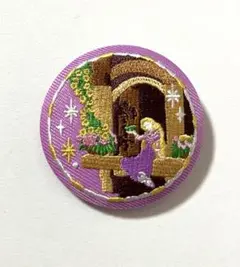 Disney Characters 刺繍缶バッジビスケット2