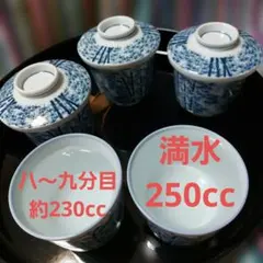 茶碗蒸し　器　5個セット　蓋付きの器　竹林の絵柄