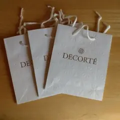 DECORTÉ ショップ袋 3枚