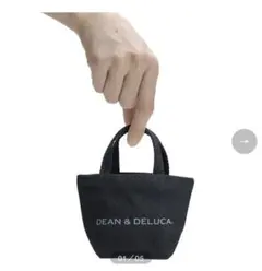 DEAN & DELUCA トートバッグ ブラック ミニ