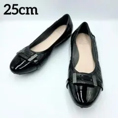 ✨未使用級✨HIMIKO 本革　フラットシューズ　バックル　25 コンフォートのサムネイル