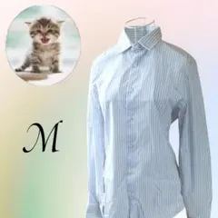 ZARA ザラ ストライプ 長袖カッターシャツ Mサイズ