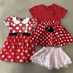 BABYDOLL ミニーマウス ワンピース 、スカート半袖Tセットのサムネイル