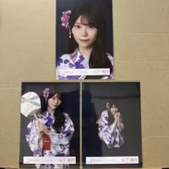 櫻坂46 2026年浴衣 生写真 山下瞳月 ヨリ、チュウ、座り