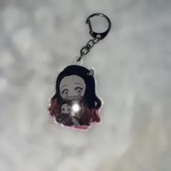 鬼滅の刃 かまどねずこ キーホルダー アクリルキーホルダー