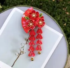 髪飾り 和装　晴れ着 七五三 着物　つまみ