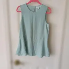 UNIQLO ノースリーブチュニック S ミントグリーン