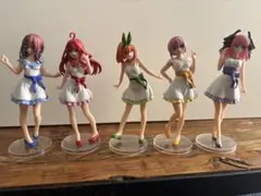 五等分の花嫁 ミニフィギュア 5体セット 中野一花 二乃 三玖 四葉 五月