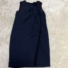 iCB アイシービー ワンピース　ネイビー　ノースリーブ シンプル　上品
