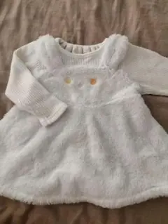 メゾピアノうさぎチュニックワンピース90