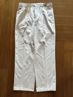 90s オールドユニクロ 2タック リネン混 スラックス W82