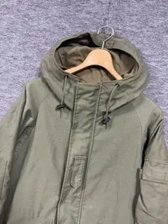 良好 USA製 ALPHA INDUSTRIES ゴールドウェザーパーカー SR