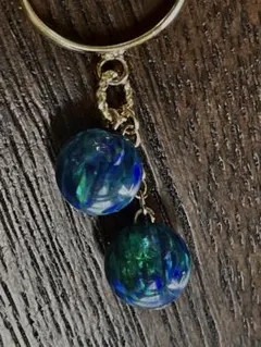 瑠璃色　京都オパール　ピンキーゴールドリング　着物　和装コーデにも♡18kgf