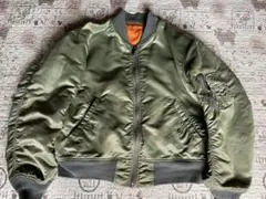 70s80s (USAF) MA-1フライトジャケット TALONジップUSA製のサムネイル