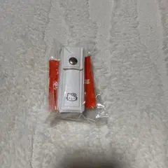 TAITO限定　ハローキティ リップケース 白 リボン型チャーム ミラー付き