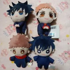 呪術廻戦　虎杖悠仁　伏黒恵　ぬいぐるみ 4体セット