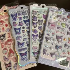 サンリオ　クロミ　シールセット 3Dデザイン
