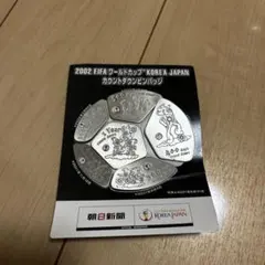 2002 FIFAワールドカップカウントダウンバッジ 6個セット