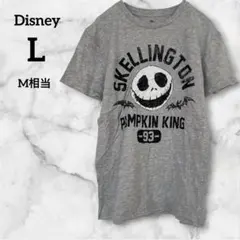 Disney 【L】 ナイトメア ジャック・スケリントン Tシャツ インパーク