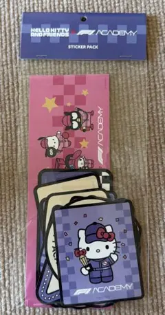 限定F1 Academy×ハローキティ ステッカー Hello Kittyシール