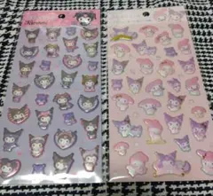 クロミ　マイメロディ　ぷくっとシール　新品　未使用　まとめ売り　2枚
