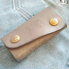 IL BISONTE イルビゾンテ 4連キーケース グレー 本革 エイジング