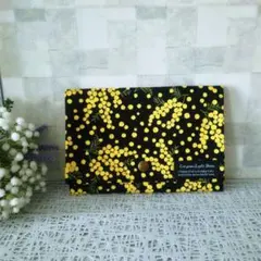 ミモザ柄ポーチ　通帳ケース　御朱印帳ケース　コスメポーチ　お薬手帳　マルチケース