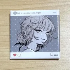 恋せよまやかし天使ども　eeo スクエア缶バッジ　桂おとぎ　グッズ