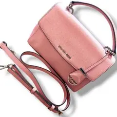 【美品/2WAY】マイケルコース ショルダーバッグ ハンドバッグ ピンク