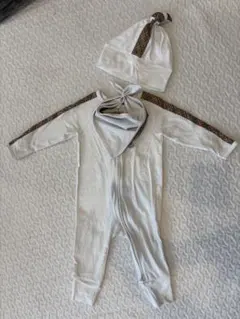 BURBERRY ロンパース74cm 9M 帽子+スタイset