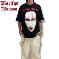 希少 マリリン・マンソン メキシコ製 ビッグプリント グラフィックTシャツ