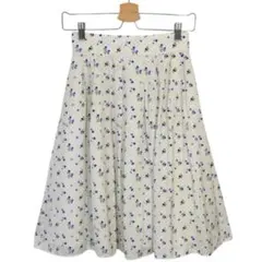 BLUE LABEL CRESTBRIDGE 小花柄 ドットスカート