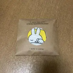 新品未開封☆ミッフィー 70周年　ふわふわ刺繍ハンカチーフ　タオル☆