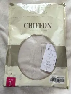 天使の綿シフォン　Uネック長袖W シャンパーニュのサムネイル