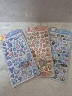 韓国限定 うるちゅる POP SEAL ぷっくり立体 新品未使用　3種セット